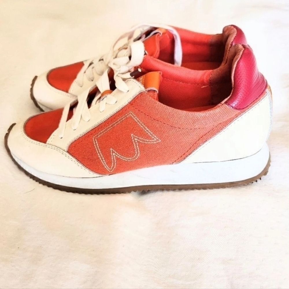 Birdies Roadrunner Women's Sneakers, Hot Pink, Orange & White US 6.5